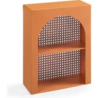 En.casa Wandregal Jäller Metall 40x30x13 cm Orange