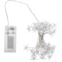 Ideoon 2er-Set Zauberhafte LED Sternen-Lichterkette, warmweiss, 4,2m – Zauberhafte Deko, Ideal für Fenster, Weihnachten, als Geschenk - Batteriebetrieb