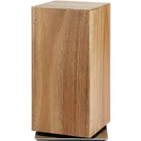 Xinzuo - Drehbarer magnetischer Messerblock aus Akazienholz - Abmessungen: 27x15x15 cm - Gewicht 3900 Gramm