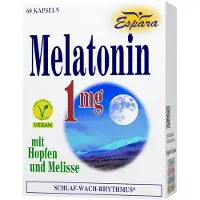 Espara GmbH Espara Melatonin Kapseln 1mg, 60 Stueck