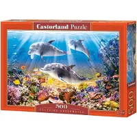 Castorland Dolphins Underwater 500 pcs, 500 Stück(e), Flora & Fauna, 9 Jahr(e)