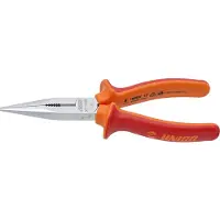 UNIOR* Tools flache Rundzange 508 1vdebi mit Schneide 61 mm
