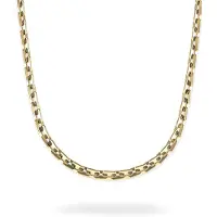 Copenhagen Studios Halskette - Edelstahl Edgy Necklace - Gr. unisize - in Gold - für Damen