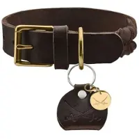 Hunter Halsband Sansibar Solid S-M (45), d-braun