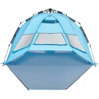 Vevor Pop-Up Strandmuschel Sonnenschutz für 4 Personen
