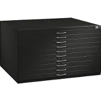C+P Planschrank aus Stahl, für Formate bis DIN A0, 10 Schubladen