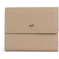 Braun Büffel Portemonnaie ASTI Geldbörse M 8 Kartenfächer beige Damen - Leder