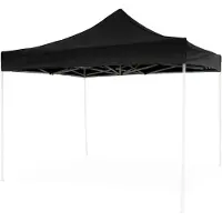 Divina Garden Schwarze, wasserdichte 3x3-Dachabdeckung für Faltpavillon EG49483 (Ersatzteil)