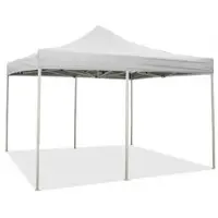 Divina Garden 3 x 6 m weißer Faltpavillon mit wasserdichter PVC-Beschichtung