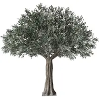 Oviala Business Künstlicher Premium-Olivenbaum 360 cm grün