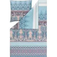 Estella Mako Jersey Bettwäsche 135x200 Carmen bleu Paisley Oriental 6548-630