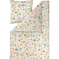 Estella Mako-Satin Bettwäsche 155x220 Isla Blütenmeer Aquarell pastell 4845-985