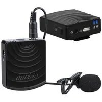 Auvisio Digital Funkmikrofon & -Empfänger-Set, Klinke 2,4GHz, Reichweite 25m
