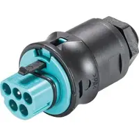 WIELAND RST20I5 GS2 TB - Geräteanschluss RST Classic 20i5, Stecker türkisblau