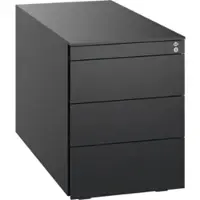 C+P Stahl-Rollcontainer, 563x430x781mm, 9005/9005