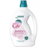 HAKA Waschmittel Sensitiv, ohne Aluminium, flüssig, Konzentrat, 2 Liter, Waschladungen 66