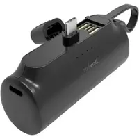 Revolt Mini-Powerbank mit USB-C-Stecker & USB-C-Buchse, 4.500 mAh, PD 20 Watt