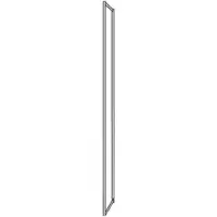 Kerkmann Abschlussrahmen für Regalende »Office 7 OH« 40 cm tief, 225x40 cm