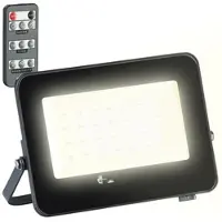 Luminea LED-Fluter, Radar-Bewegungssensor, Fernbedienung, 1500 lm, 20 W, IP65