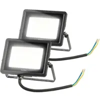 Luminea 2er-Set Mini-LED-Fluter, 20 W, 2.000 lm, IP65, 4.000 K, tageslichtweiß