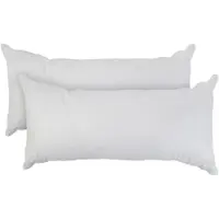 Newgen medicals 2er-Set Wasserkissen mit Faserfüllung, Baumwollbezug, 40x80cm