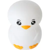 Ansmann LED-Nachtlicht Pinguin Leon, Silikonnachtlicht, mobiles Nachtlicht, wiederaufladbar