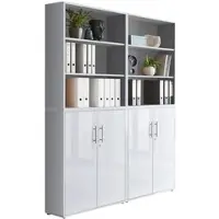 BMG Möbel Aktenschrank Office Edition Sw Set 11 Grau/Weiß
