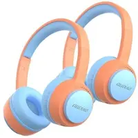 Auviso 2er-Set Bluetooth Kinderkopfhörer, XXL-Lautstärkebegrenzung, BT5.3