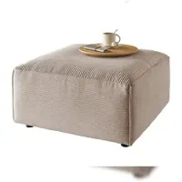 KAWOLA Hocker RANI Polsterhocker Cord taupe