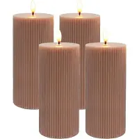 Relaxdays 4x LED-Kerzen