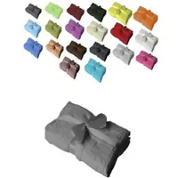 EXKLUSIV HEIMTEXTIL 4 x Badvorleger 700 g/m2 50 x 80 cm Anthrazit