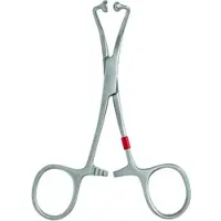 Fuhrmann Einmal-Backhausklemme, stumpf, 115 mm, 25 Stück, EO steril