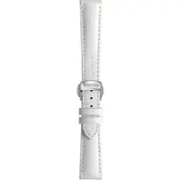 Certina - Leder Ds 8 Lady Lederband Weiss 17/14mm C600020977 - alligator-prägung,rind,weiß