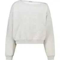 America Today Shelly Light Grey Melange Größe: M | Longsleeves Outlet | Damen | Grau