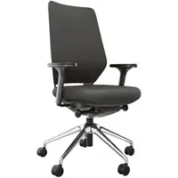 Fm Büromöbel Bürostuhl »Asiento« mit Armlehnen Komfort grau