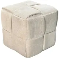 ByLiving Pouf Urban in beige - B 40, H 41, T 40 cm | Gr.: onesize