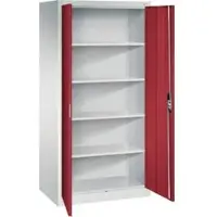 C+P Büroschrank Acurado, 1950x930x600mm, 7035/3003