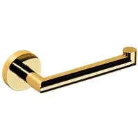 BRILLANTBAD BILLO Papierrollenhalter ohne Deckel Messing Gold poliert 70x175x55 mm für Bad & WC >> zum Bohren oder Kleben*