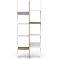 CALICOSY Regal ACCESS in Helles Holz - (W) 75,7 x (H) 183 x (L) 32,8 cm | Gr.: onesize