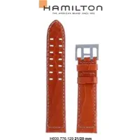 Hamilton - Khaki Navy Band-set Leder-orange-21/20 H690.776.129 - orange