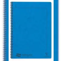 Clairefontaine 10x Europa Notemaker, Doppelspiralheft A4, 60 Blatt liniert abtrennbar - Blau 4865Z