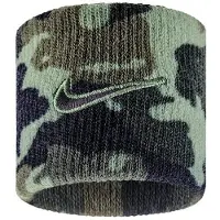 Nike - "Classic" Armband, Dri-FIT, Swoosh CS2563 (Einheitsgröße) (Ölgrün/Schwarz)