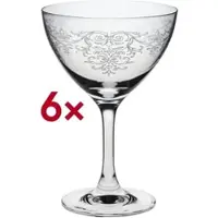 Rona Sektschale / Martiniglas Martini / Saucer Champ. 08 LACE Classic Cocktails 250 m transparent, 14.4 cm