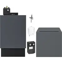 Viessmann Öl-Brennwert-Paket Vitoladens 300-C 23,6 kW modulierend mit Regelung Vitotronic 200 und 200l Edelstahl-Speicher untergestellt - Z022413