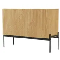 Möbel Kraft Sideboard , holzfarben , Maße (cm): B: 100 H: 75