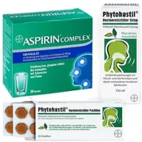 Bayer Erkältungs-Set: Aspirin Complex, Phytohustill Hustenreizstiller