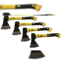 Vago-Tools 4 tlg Set Axt 600 800 1000 1250 g Fiberglasstiel