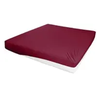 Como Jersey-Elasthan Boxspringbetttuch , rot , Maße (cm): B: 150 H: 26