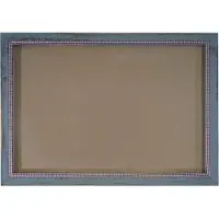 Mendler Bilderrahmen T249, Fotorahmen Holzrahmen Wand-Rahmen, 26x36cm Shabby-Look Landhaus ~ grau