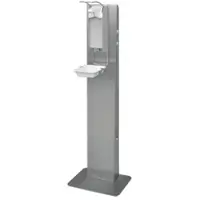 Ingo-man E AFP T Hygiene-Station 1420163 , Mit manuellem 1 Liter Spender und Auffangschale